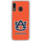 Auburn University Logo Orange Galaxy A20 Clear Case